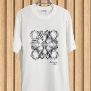 Loewe Men's Short Sleeve White